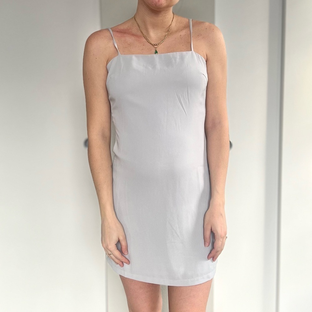 NWT Lulus Toast to Life Mini Dress – ’90s Coquette Minimalist Soft Girl Romantic - Picture 2 of 13